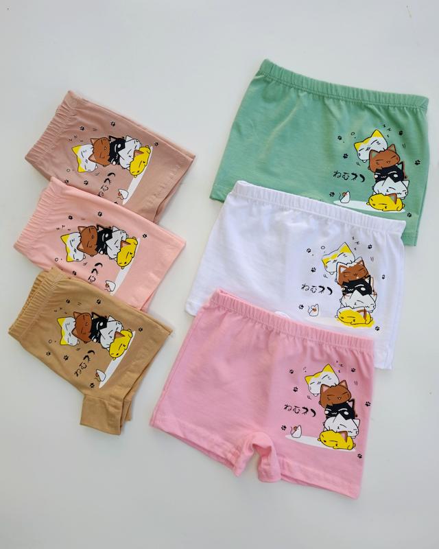 شورت دخترانه گربه ها 2 تا 4 سال