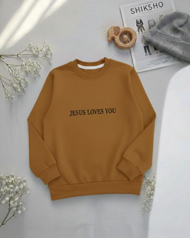 بلوز پشت و رو چاپ jesus کد 4458