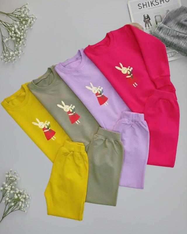 ست دخترانه طرح خرگوش کد 4523