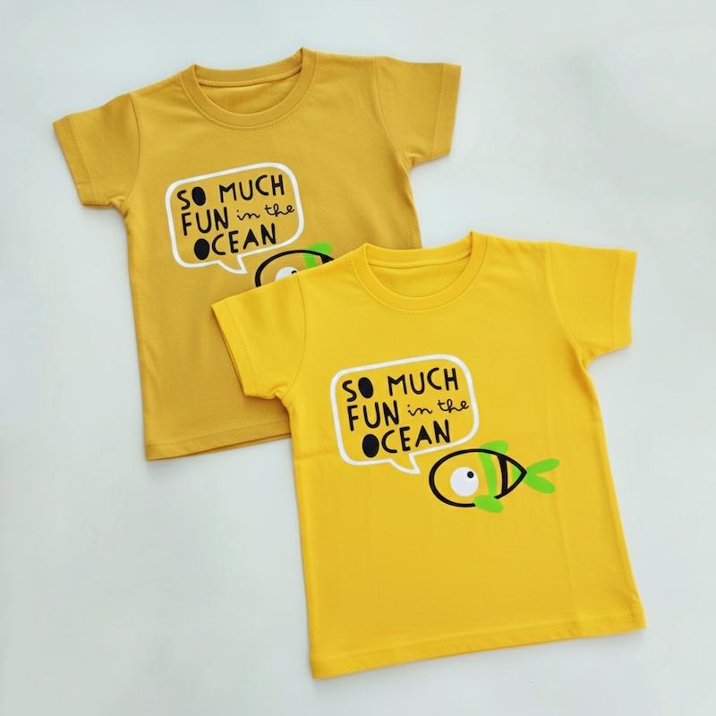 تیشرت تک‌ماهی