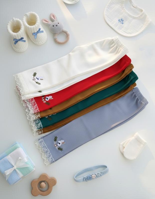 شلوار کبریتی گلدوزی و نواردار کد 4633