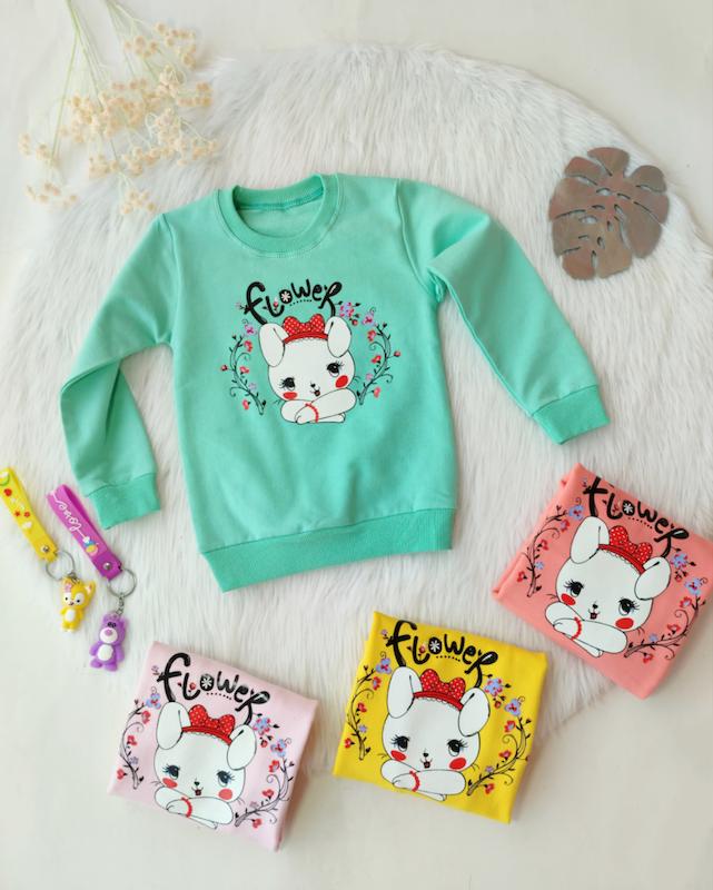 بلوز‌ تک خرگوش و گل کد 572