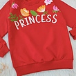 بلوز تک princess طرح گل کد 609