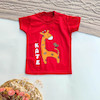 تیشرت تک گنجشک و زرافه کد 2060