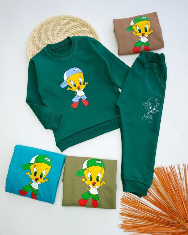 ست بلوز شلوار تویتی کد 4452