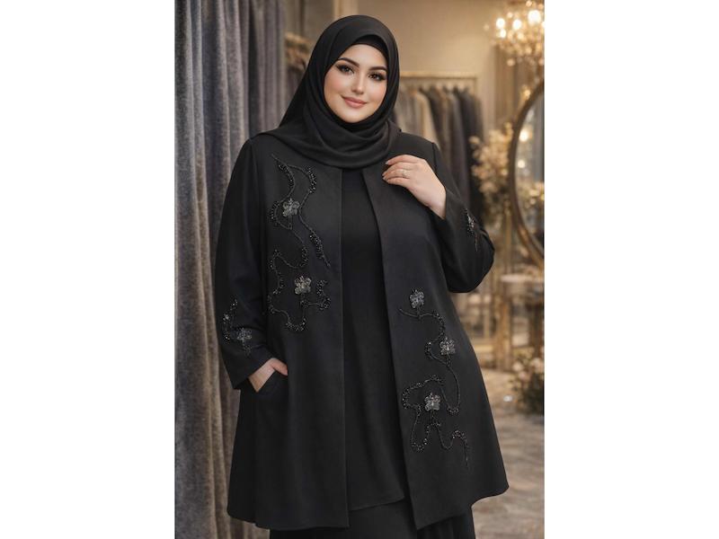 مانتو کتی کرپ سایز بزرگ ۴۶تا۶۴