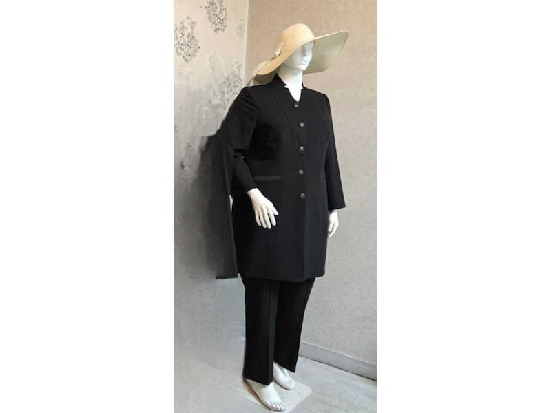 مانتو وشلوار اداری سایز بزرگ بیگ سایز پلاس سایز قواره دار ۵۰تا۶۴