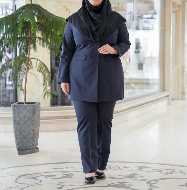 مانتو وشلوار اداری سایز بزرگ/ بیگ سایز /قواره دار /Big size/اصفهان