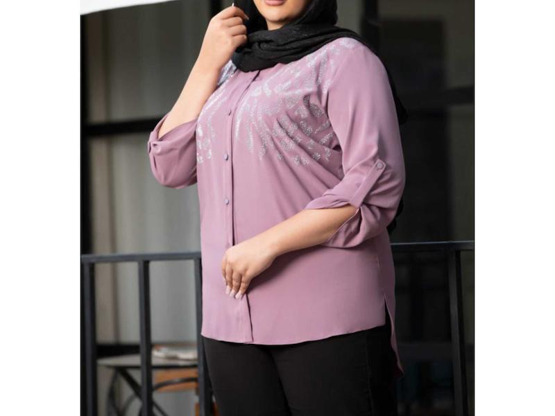 شومیز الیزه سایزبزرگ/بیگ سایز/قواره دار/آور سایز/Big size/اصفهان