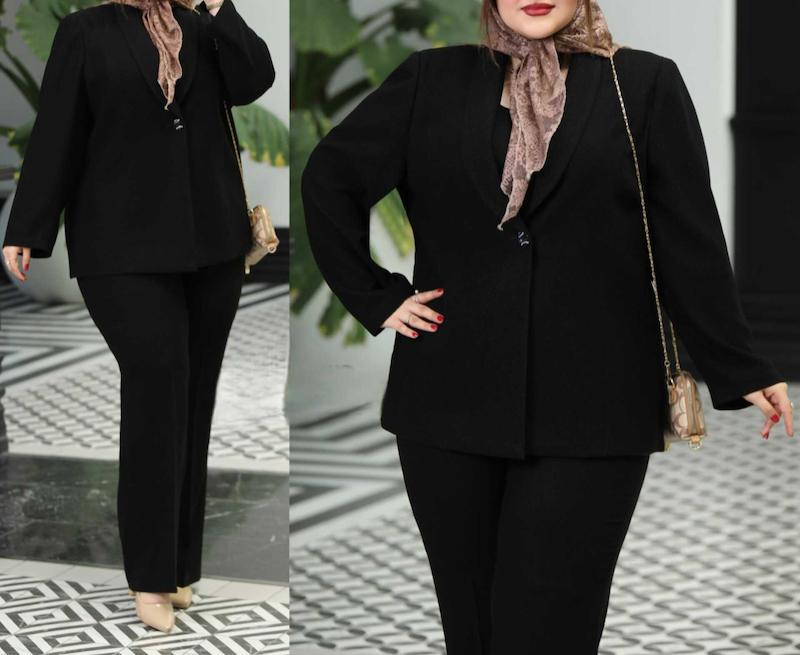 کت وشلوار لمه ژاپن سایز بزرگ/ بیگ سایز /قواره دار /Big size /اصفهان