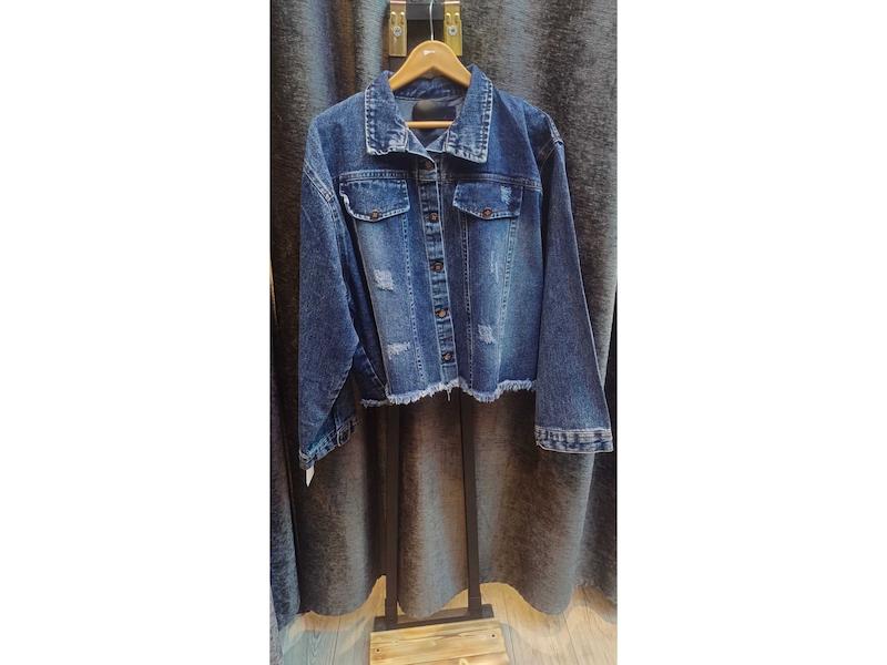 کراپ کت جین سایز بزرگ بیگ سایز قواره دار Big size