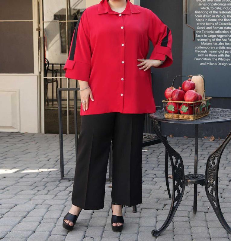 شومیز سایز بزرگ الیزه مهسا