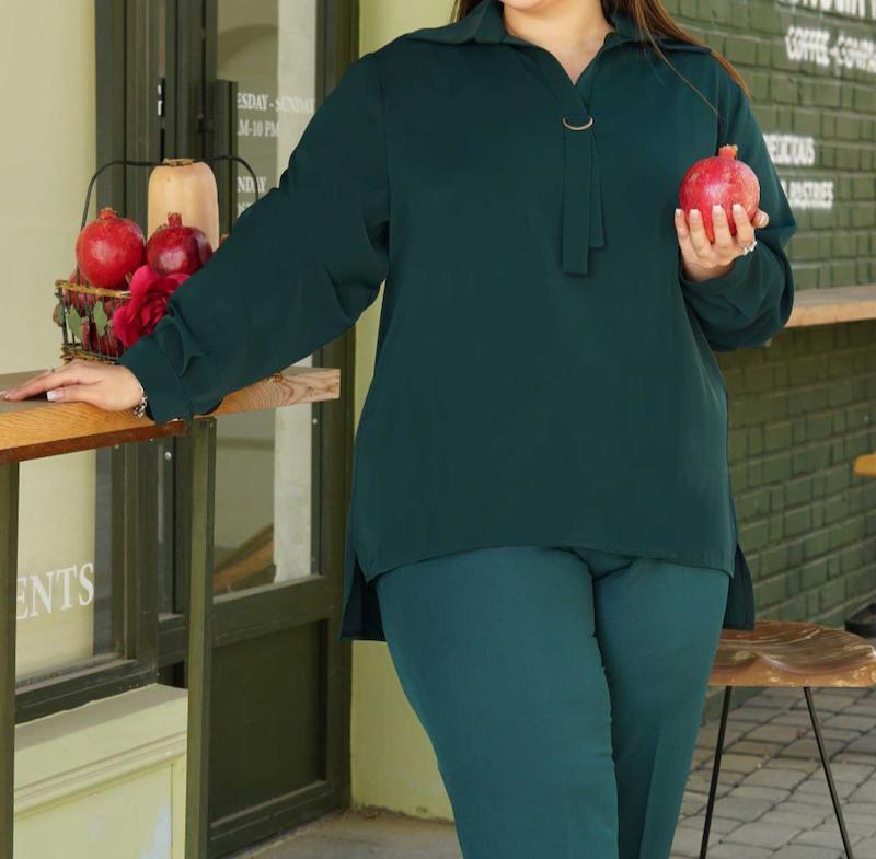 شومیز سگکدار سایز بزرگ ۵۰تا۶۰