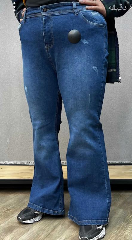 شلوار جین دمپا بوت کات  سایز بزرگ