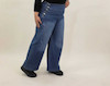 شلوار جین بغل دکمه بگ بوت کات سایز بزرگ۵۰تا۶۴
