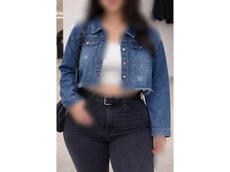 کراپ کت جین سایز بزرگ بیگ سایز قواره دار Big size