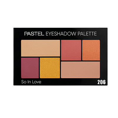 پالت سایه 6 رنگ پاستل (Pastel) مدل So In Love شماره 206