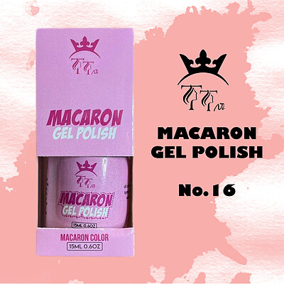 لاک ژل تی تی نی (TTNI) مدل MACARON شماره 16