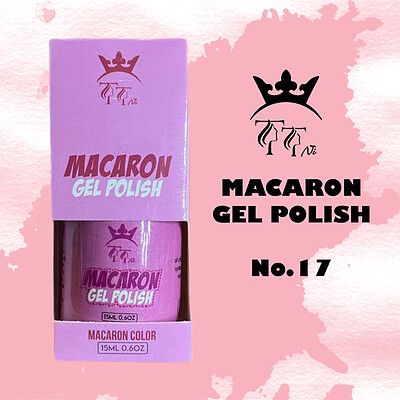 لاک ژل تی تی نی (TTNI) مدل MACARON شماره 17