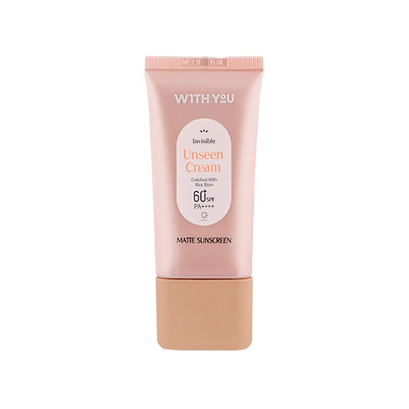 کرم ضد آفتاب بی رنگ ویت یو (WITH YOU) مدل UNSEEN CREAM