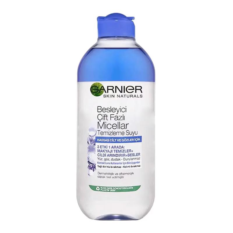 میسلار واتر دوفاز گارنیر (GARNIER) مناسب آرایش چشم و ضد آب 