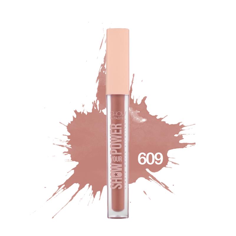 خرید رژلب مایع پاستل (Pastel) مدل Show Your Power شماره 609