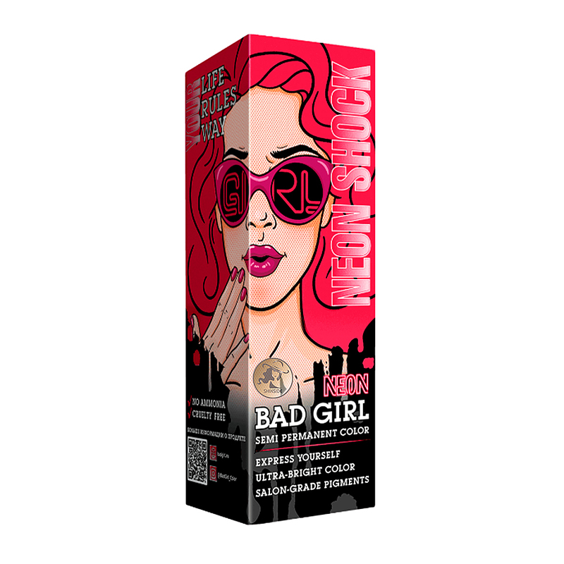 رنگ مو فانتزی بد گرل (BAD GIRL) رنگ NEON SHOCK