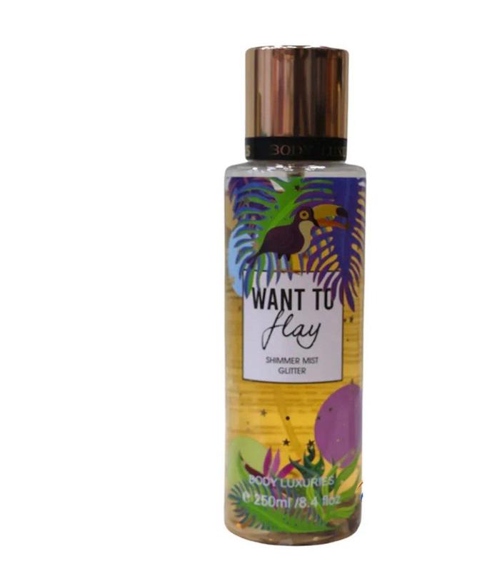 بادی میست         250 میل  برند   Galaxy  مدل     Want To Flay Shimmer Mist