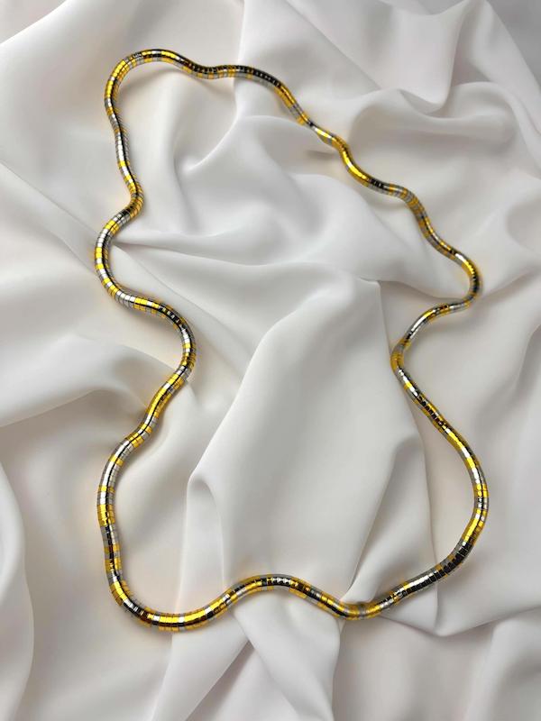 اکسسوری فنری چندمنظوره فلزی – گردنبند، دستبند، بازوبند و مو