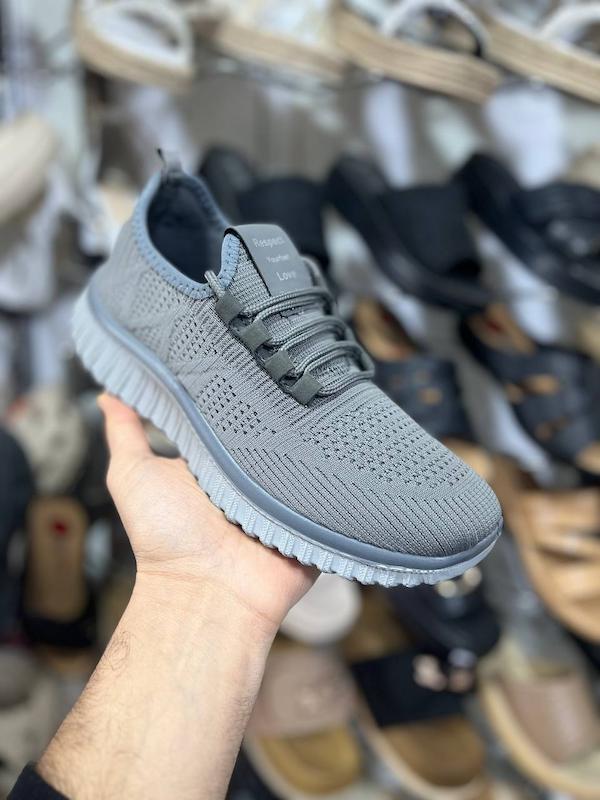 کفش مردانه شیما مدل مایکل مشکی کفش مردانه بافتی