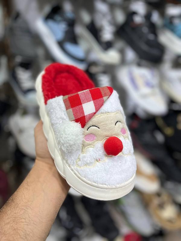 پاپوش پولیشی عروسکی زنانه دمپایی پولیشی بابانوئل پاپا مدل هیلاری