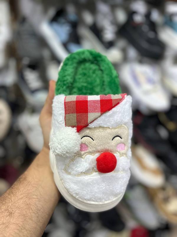 دمپایی کریسمسی عروسکی زنانه پاپوش پاپا مدل هیلاری