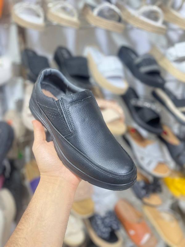 کفش طبی مردانه چرم طبیعی تبریز 