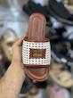 دمپایی مجلسی زنانه حصیری هپی مدل گلناز دمپایی رو فرشی