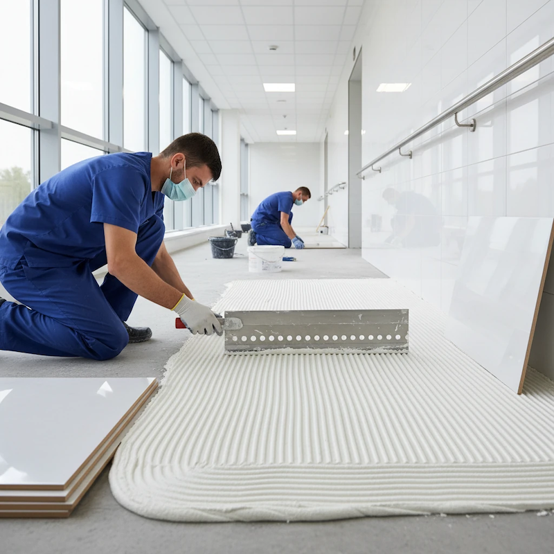 چسب کاشی ویژه سفید با قابلیت تغییر شکل - ABA ULTRASET-W