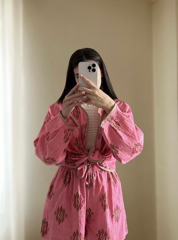 ست کت شلوارک گلامور 