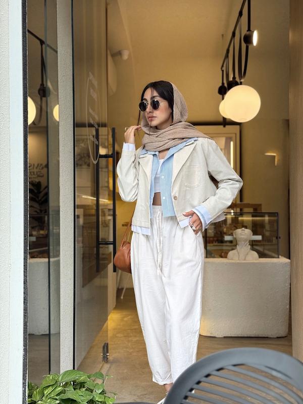 کراپ کت لینن