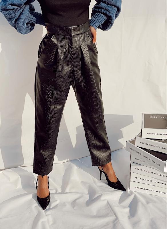 شلوار پوست کروکدیل مصنوعی