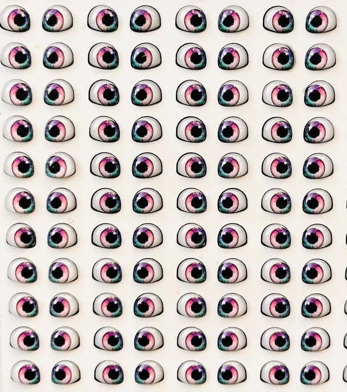 چشم رزینی7میل کد34تعداد30ج