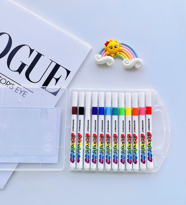 ماژیک اکرولیک 12رنگ 