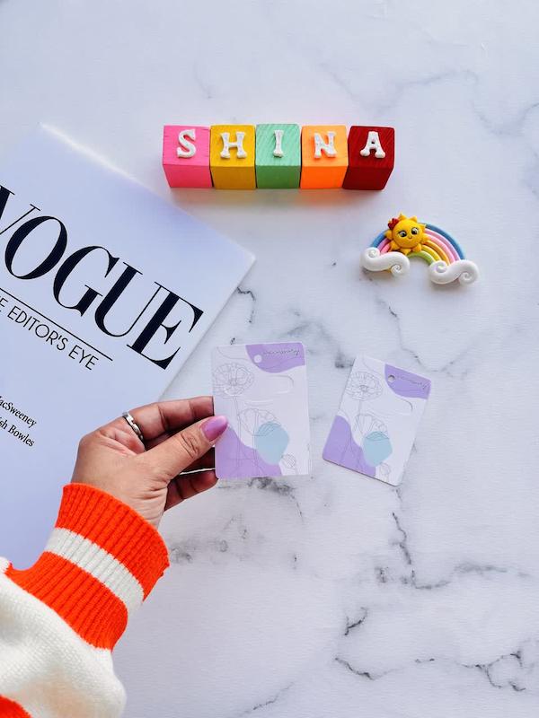 کارت نیم ست گردنبند گوشواره بسته25عددی