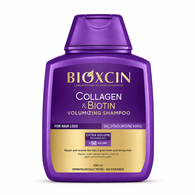شامپو حجم‌دهنده و تقویت کننده بیوکسین Bioxcin Collagen & Biotin