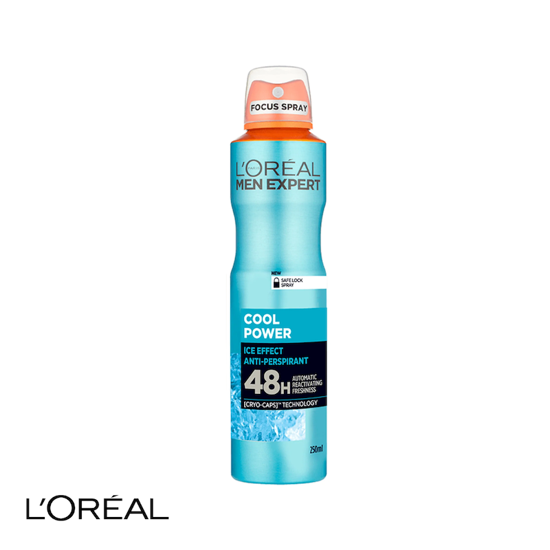 اسپری ضد تعریق مردانه لورال Loreal مدل Cool Power 48H