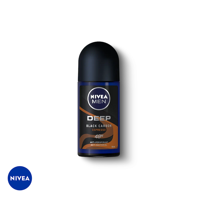 رول ضد تعریق نیوا Nivea مدل DEEP black carbon ESPRESSO 48h