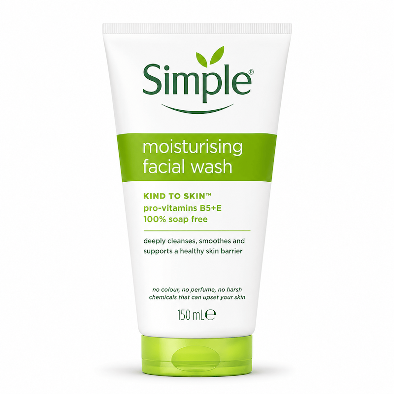ژل شستشوی سیمپل Simple مدل Moisturizing Facial Wash