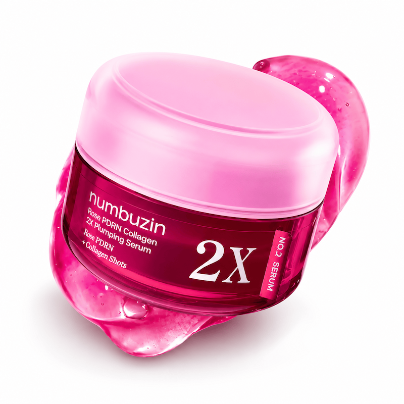سرم PDRN و کلاژن رز 2x نامبوزین numbuzin No.2 Rose PDRN Collagen 2X Plumping Serum 
