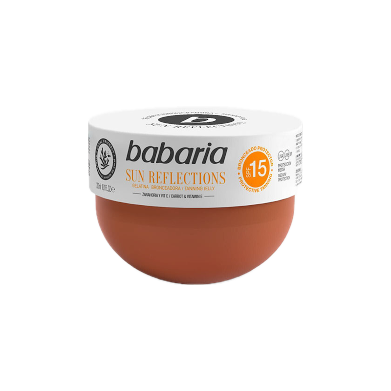 ژل برنز SPF15 باباریا Babaria مدل TANNING JELLY حاوی عصاره هویج