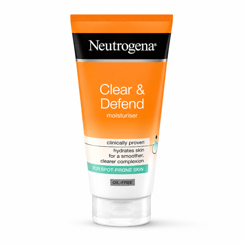 كرم مرطوب كننده ضد جوش نوتروژينا Clear & Defend پوست لك دار Neutrogena