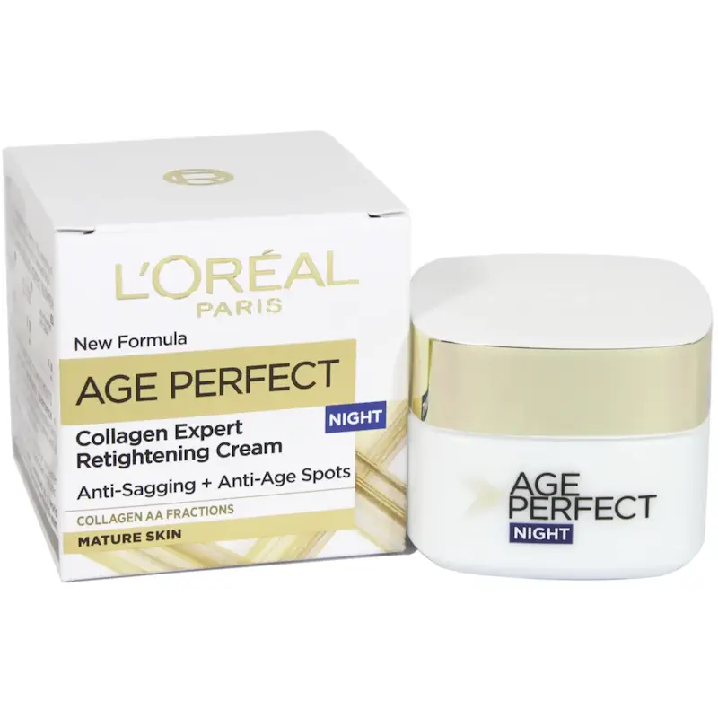 کرم شب ضدچروک و سفت‌کننده لورال Loreal Age Perfect Night