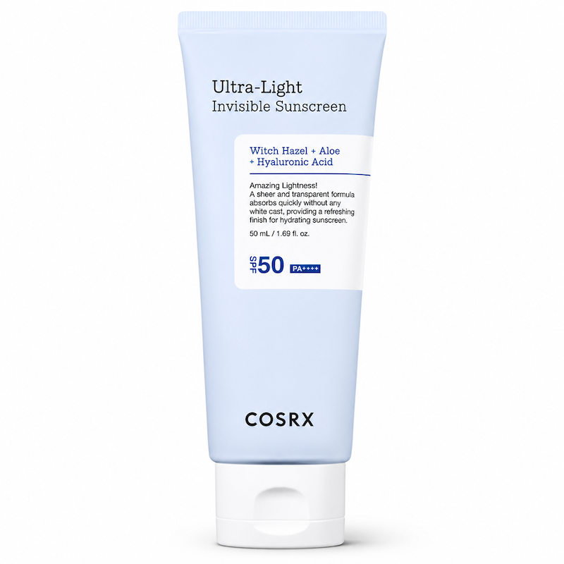 ضدآفتاب فوق سبک و آبرسان کوزارکس Cosrx ultra light invisible sun cream
